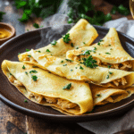 Chicken Mince and Dijon Mustard Crêpes