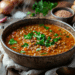 Spiced Beef Mince And Lentil Soup