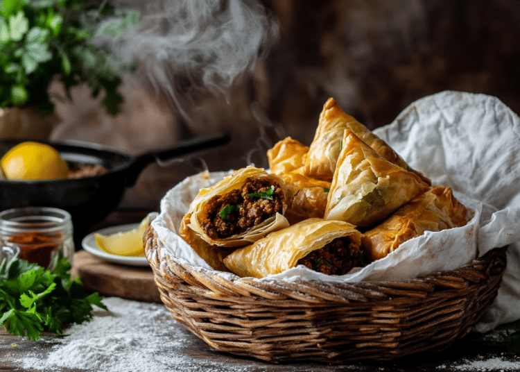 Crispy Tunisian Lamb Brik: A Taste Of North Africa 1 Tunisian Lamb Mince Brik