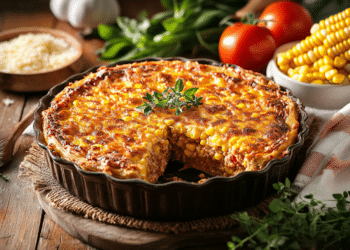 Minced Pork And Corn Chipá Guazú