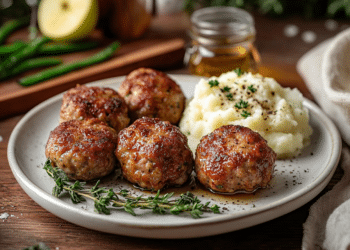Pork Apple Meatballs