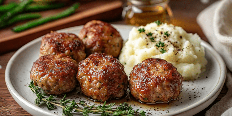 Pork Apple Meatballs