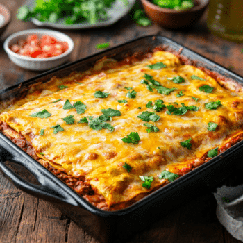 Hearty Mexican Beef And Bean Enchilada Bake Delight 2 Spicy Beef Mince And Bean Enchilada Bake