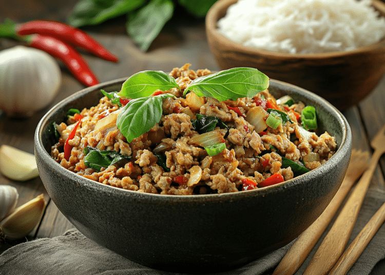 Pork Mince And Coconut Stir Fry