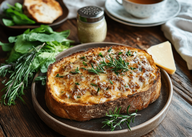 Welsh Minced Lamb Rarebit