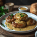 Pork Mince Frikadellen With Mustard Sauce