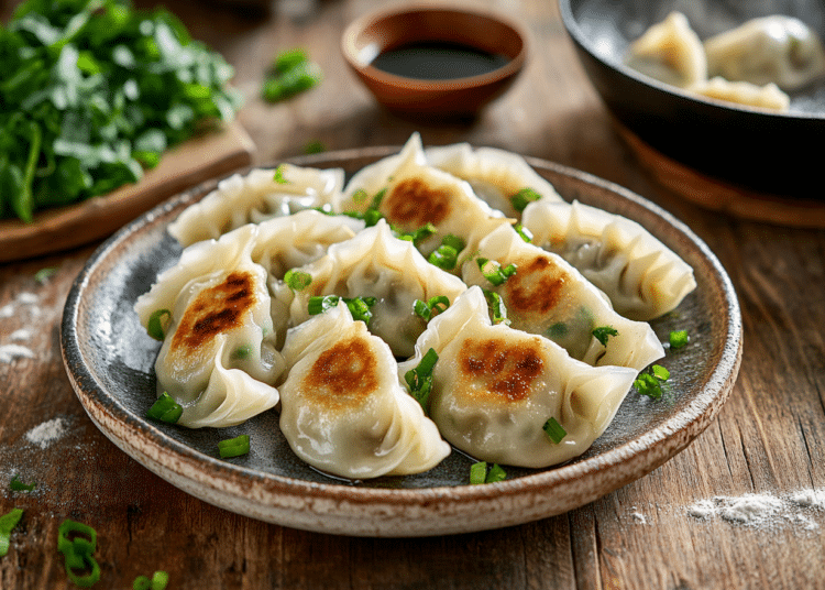 Minced Pork And Watercress Dumplings