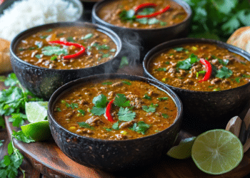 Coconut Beef Mince Curry