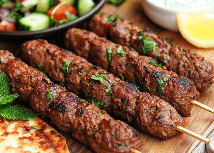 Minty Lamb Mince Kebabs