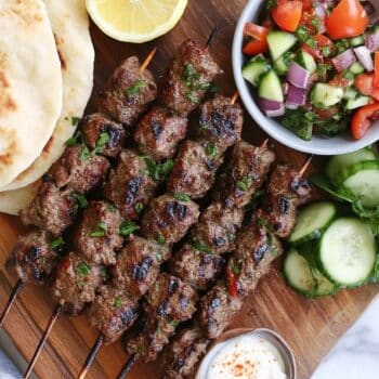 Minty Lamb Mince Kebabs