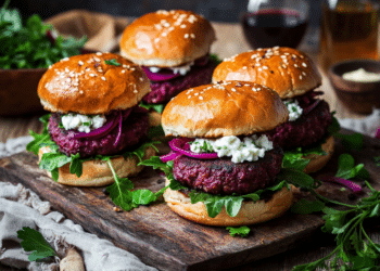 Minced Venison And Beetroot Sliders
