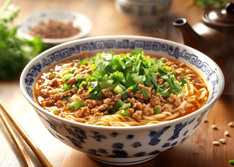 Spicy Lamb Mince Dan Dan Noodles