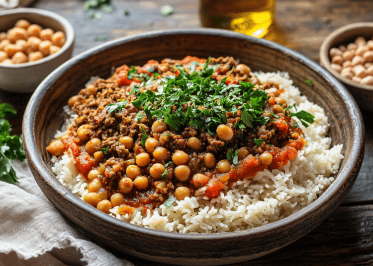 Minced Lamb Koshari