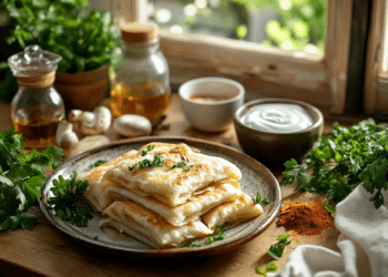 Chicken And Mushroom Gozleme