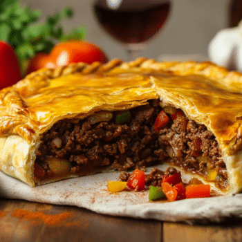 Colombian Minced Beef Sobrebarriga Pie
