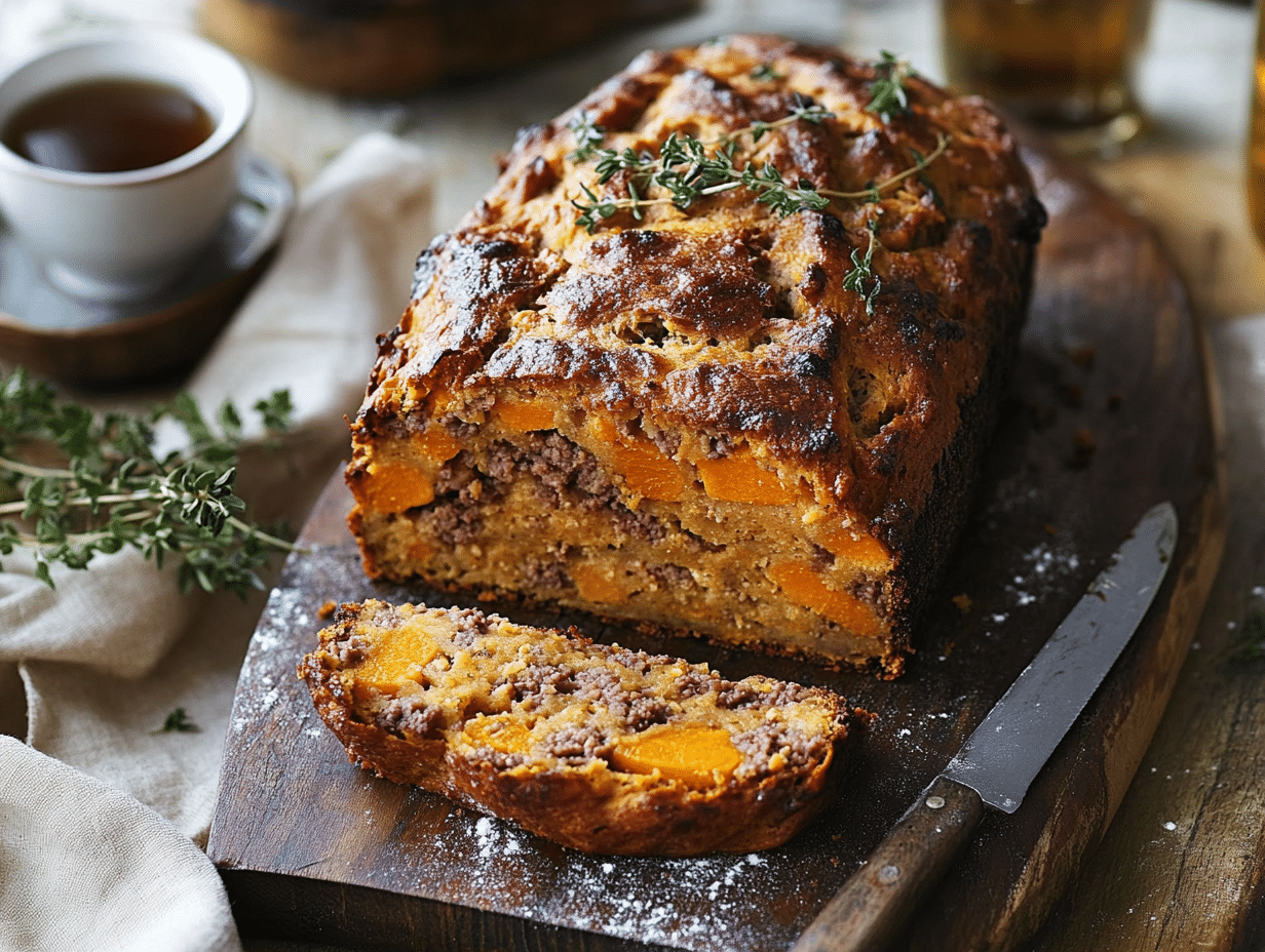Hearty Australian Damper With Minced Beef And Sweet Potato