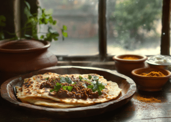 Mutton Keema Paratha