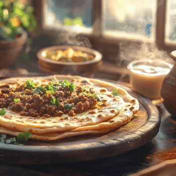 Mutton Keema Paratha
