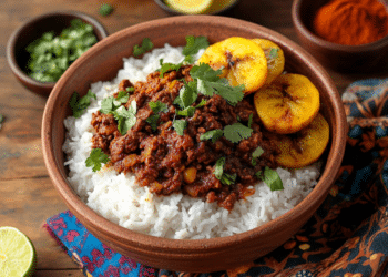 Crispy Beef Mince And Plantain Bowls