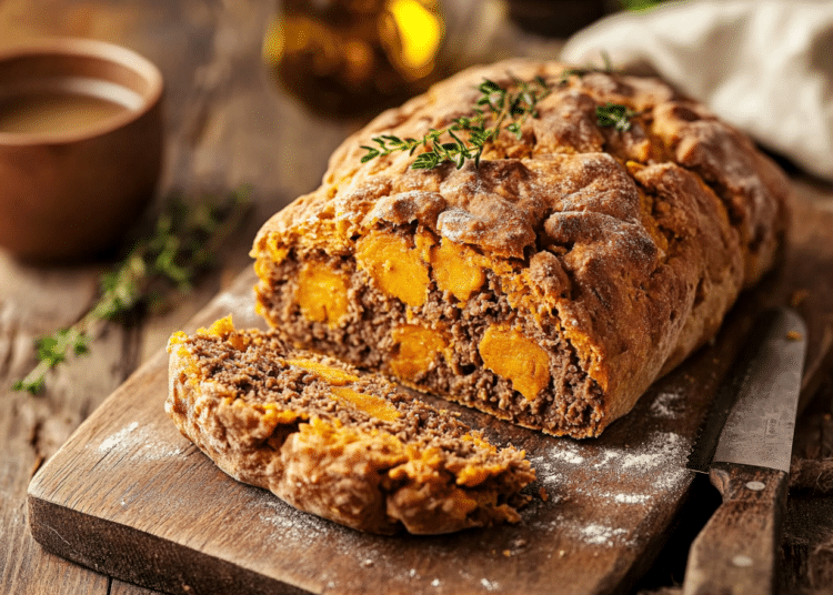 Minced Beef And Sweet Potato Damper