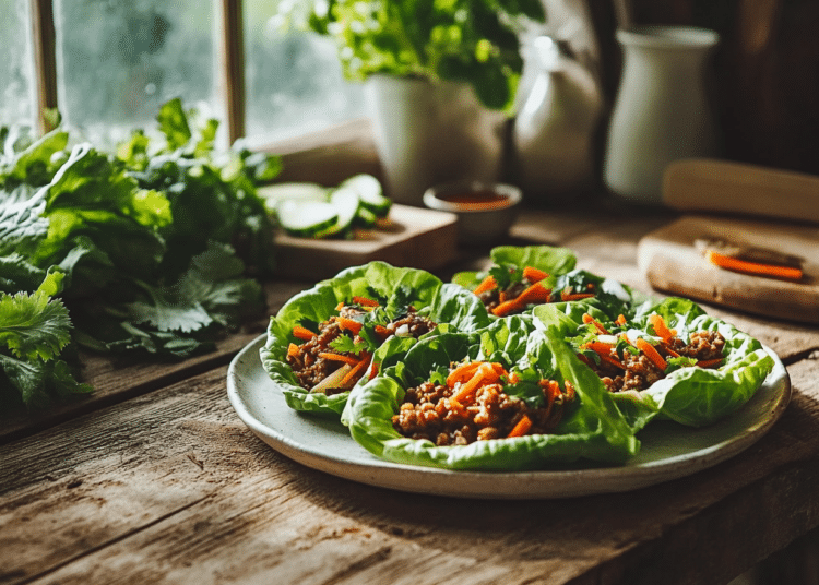 Vietnamese Pork Lettuce Cups