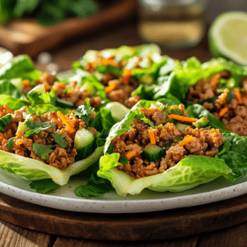 Vietnamese Pork Lettuce Cups2