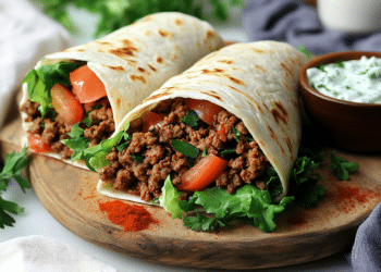 Lamb Mince Shawarma Wraps