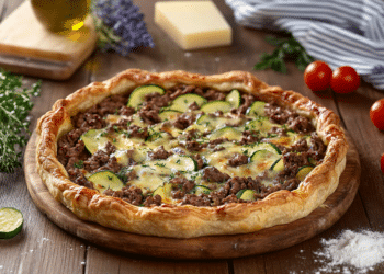 Beef Mince Provençal Tart