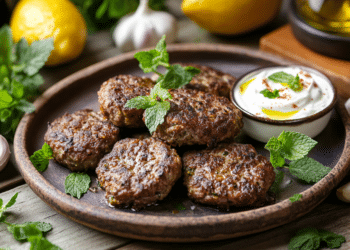 Minced Lamb And Mint Rissoles