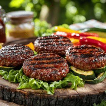 Minced Beef And Veggie Bbq Patties