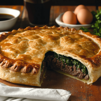 Argentine-Style Minced Beef And Chard Torta Pascualina