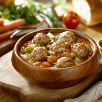 Minced Game Meatball Stew