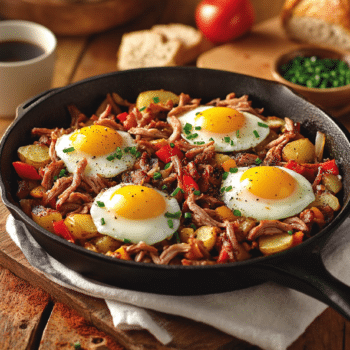 Rustic Smoked Pork Hash: A Hearty Farmhouse Breakfast Delight 2 Smoked Pork Breakfast Hash