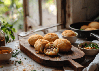 Minced Beef And Plantain Bolinho De Carne
