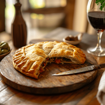 Rustic Spanish Lamb Empanada With Olives And Spice 2 Lamb Mince Empanada Gallega2