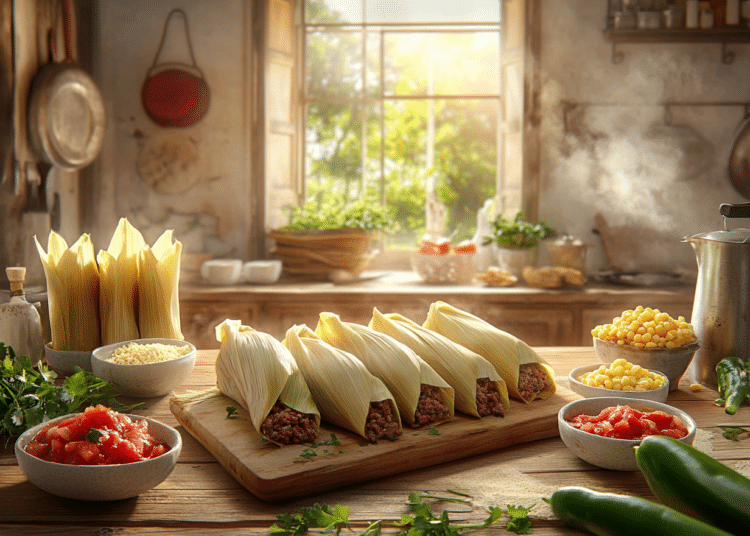 Beef Mince And Corn Tamalitos Verdes