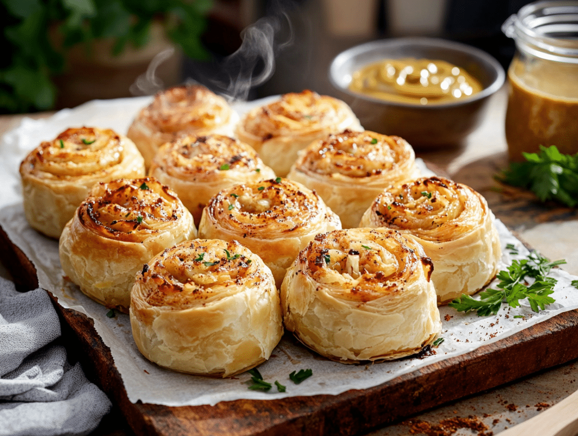 Savory Chicken And Sauerkraut Rolls With Golden Pastry 1 Chicken Mince And Sauerkraut Rolls