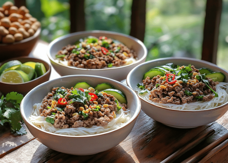 Minced Lamb And Lemongrass Vermicelli