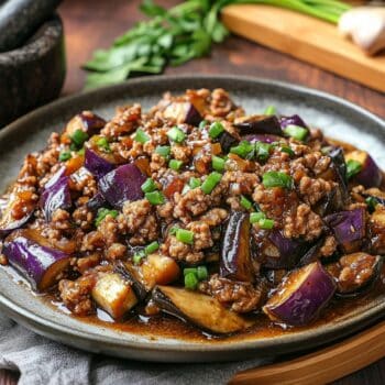 Spicy Lamb And Eggplant Stir-Fry With Sichuan Pepper 2 Minced Lamb With Sichuan Pepper And Eggplant2