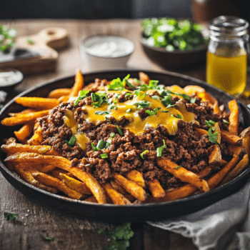 Loaded Sweet Potato Fries With Spicy Beef Mince 2 Loaded Beef Mince Sweet Potato Fries