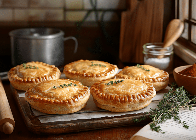 Rustic Mediterranean Lamb Pies With Aromatic Thyme 1 Minced Lamb And Thyme Pies