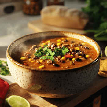 Hearty Tex-Mex Beef And Black Bean Soup Delight 2 Beef Mince And Black Bean Soup