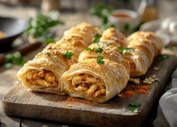 Minced Chicken And Chilli Scrolls