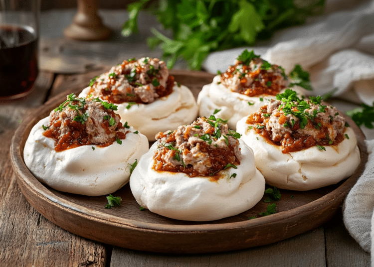 Traditional Aussie Minced Meat Pavlova Toppers (Savory)