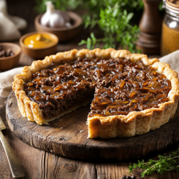 French Beef Mince And Onion Tart2