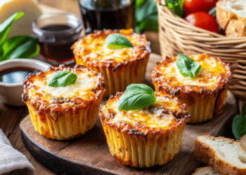 Beef Mince Lasagna Cups