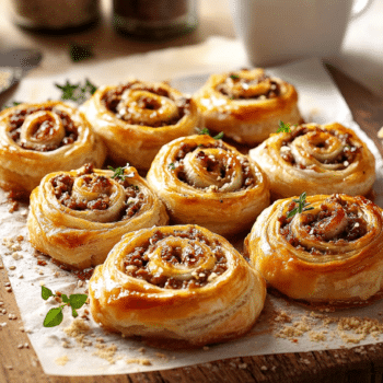 Kiwi Comfort Scrolls: Hearty Beef And Cheese Delight 2 Kiwi Minced Beef And Cheese Savory Scrolls