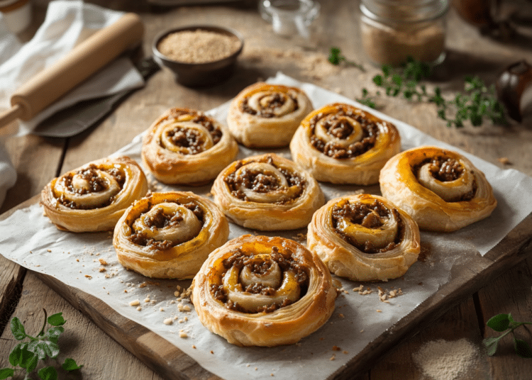 Kiwi Comfort Scrolls: Hearty Beef And Cheese Delight 1 Kiwi Minced Beef And Cheese Savory Scrolls