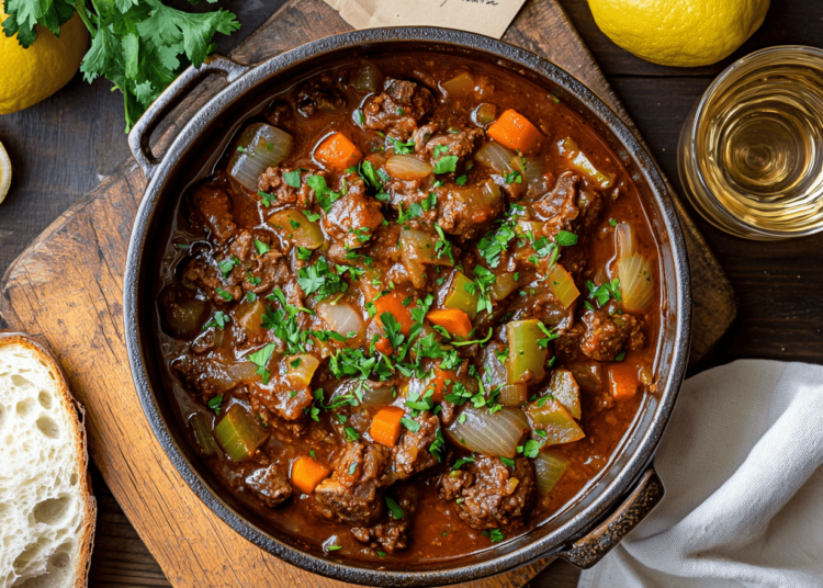 Minced Beef Osso Buco Style