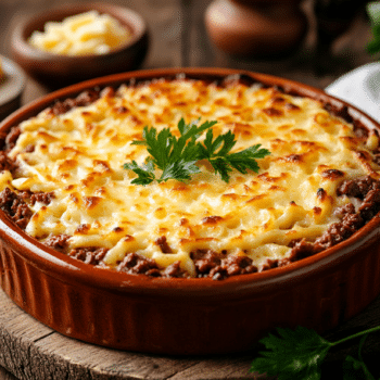 German Beef Mince And Spaetzle Bake